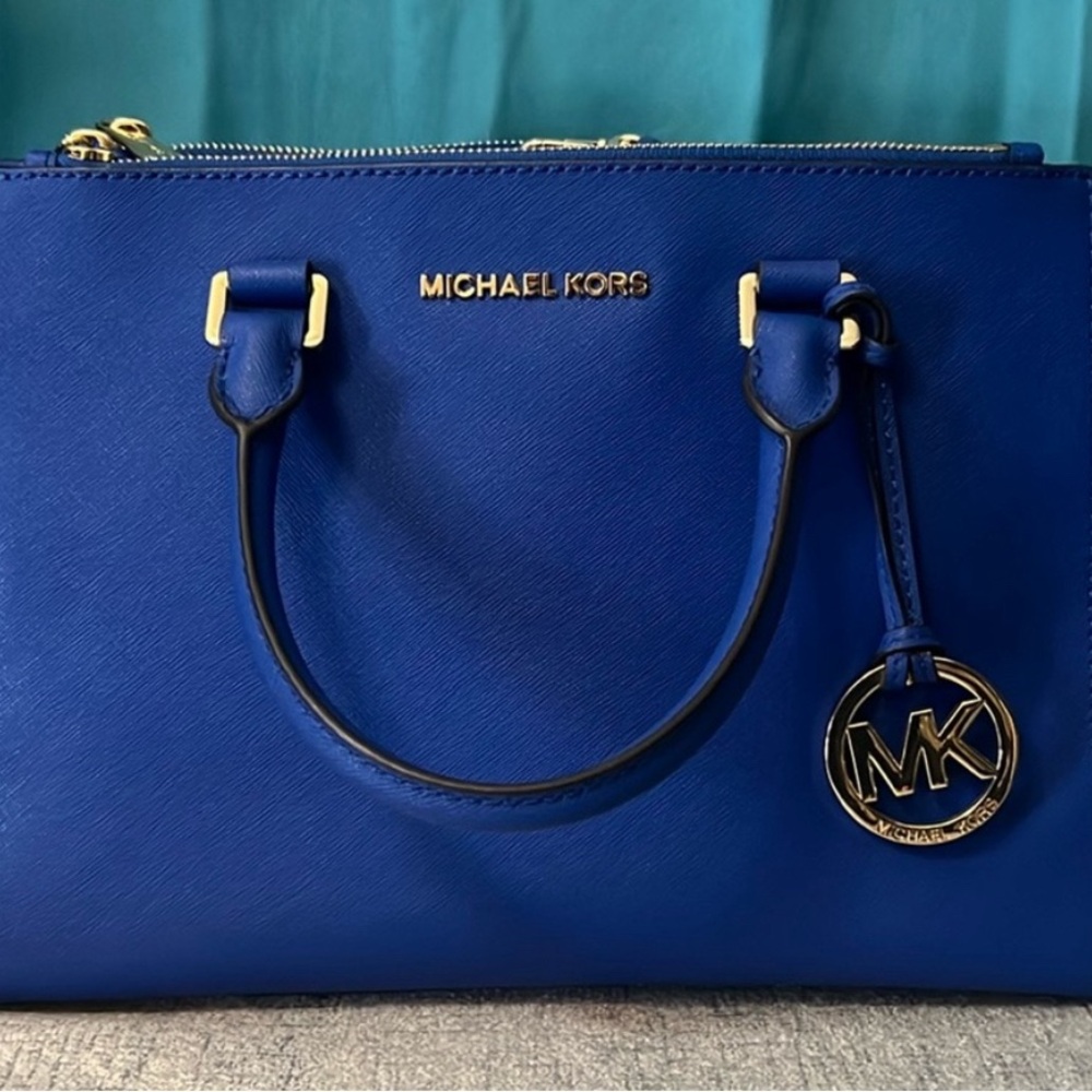 Michael Kors Royal Blue Satchel